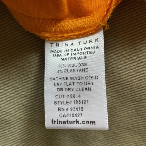 Trina Turk Women Delfino Poncho Top - Picture 8 of 8